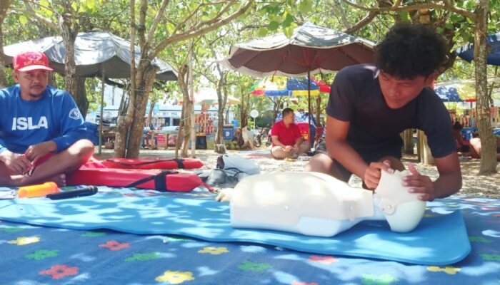 Pemandu Paddle Board Pangandaran Ikuti Pelatihan dan Sertifikasi Lifeguard Berstandar BNSP