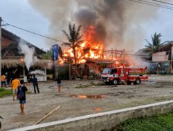 Kebakaran Pamugaran Lounge Pangandaran, Asap Pekat Sempat Picu Kepanikan Warga