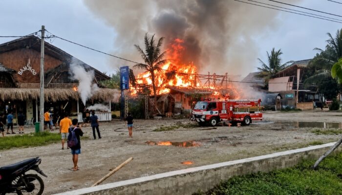 Kebakaran Pamugaran Lounge Pangandaran, Asap Pekat Sempat Picu Kepanikan Warga