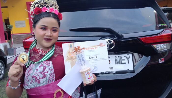 Siswi SMPN 1 Pangandaran Raih Juara 1 Pasanggiri Jaipong Tingkat Jawa Barat