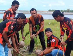 Peringati Hari Lahir Pancasila 2026, Pemuda Pancasila Pangandaran Tanam 100 Pohon di Pesisir Karangtirta