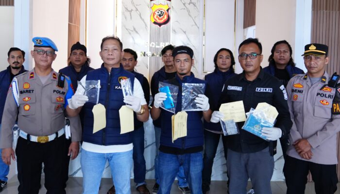 Polres Pangandaran Ungkap Komplotan Curanmor,Tiga Tersangka Diamankan