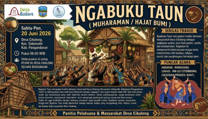 Tradisi Ngabuku Taun Desa Cikalong Kembali Digelar, Warga Rayakan Syukur Hasil Bumi dan Lestarikan Warisan Leluhur