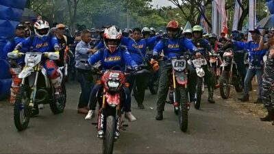 Bupati Citra Pitriyami Resmi Lepas Ribuan Peserta Pangandaran Explorer Trail Adventure (PETA) 2026
