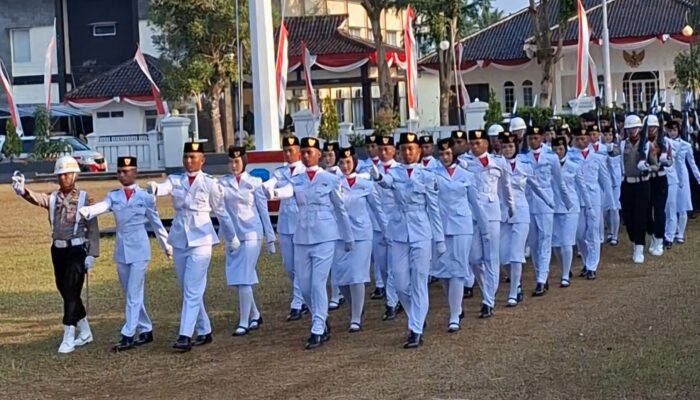 Sambut HUT Ke-81 RI, Kabupaten Pangandaran Gelar Upacara Pengibaran Bendera Merah Putih Tahun 2026