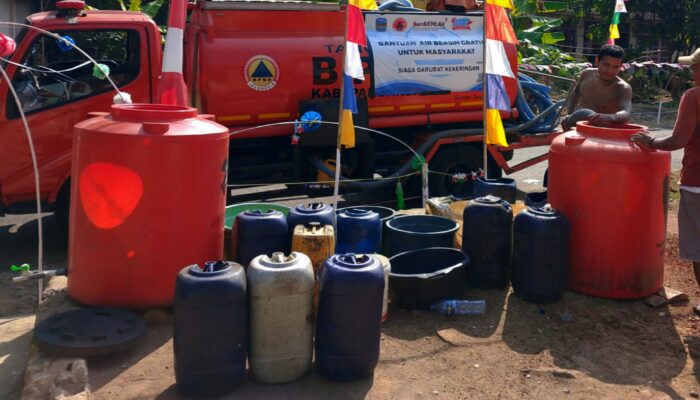 Rincian Penyaluran dan Penerima Bantuan Air Bersih BPBD Pangandaran