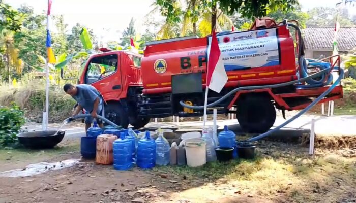 Musim Kemarau Parah, 70 KK di Kertamukti Pangandaran Krisis Air Bersih Selama 3 Bulan, BPBD Gerak Cepat