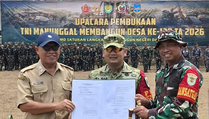 Pembukaan TMMD Ke-130 di Langkaplancar, Pemkab Pangandaran Apresiasi Sinergi TNI dan Masyarakat