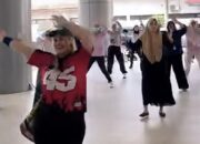 RSUD Pandega Pangandaran Dongkrak Semangat Kerja Pegawai Lewat OMEGA Senam Aerobik bersama Zin Raisya